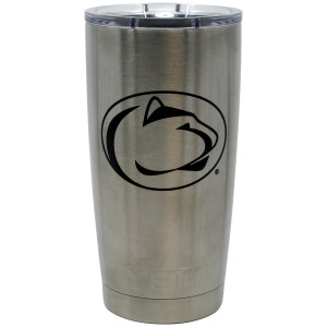 Yeti stainless steel Rambler 20oz Tumbler with Penn State Athletic Logo